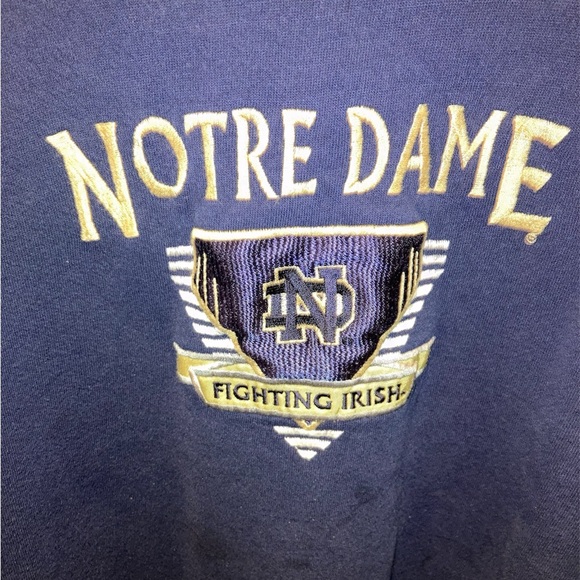 Apparel Sales Co. Vintage 1990’s Notre Dame Fighting Irish sweatshirt Men’s XL - Picture 2 of 4